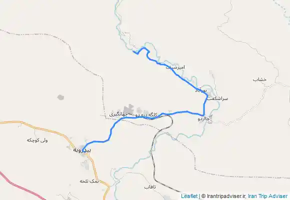 ترک جی پی اس مسیر منگره اندیمشک