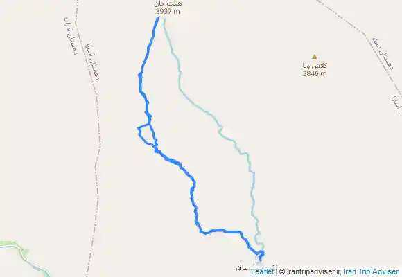 ترک جی پی اس قله هفت خان