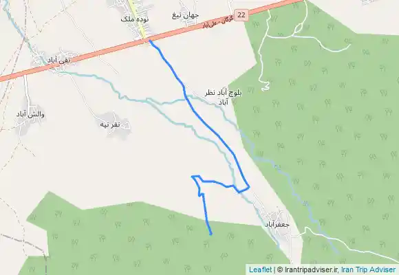 ترک جی پی اس Ja‘farābād - Now Deh-e Malek.cheshmeh