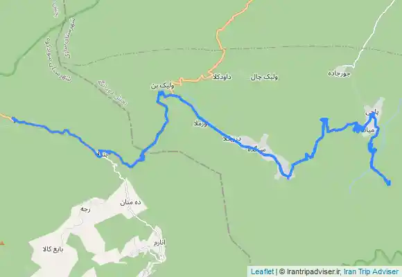 ترک جی پی اس ابتدای اوبن، خود سنگده و پاجی،ابتدای اوپرت و محل کمپ