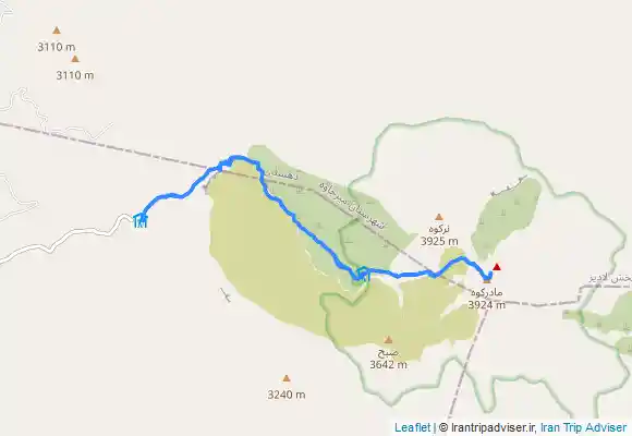 ترک جی پی اس قله تفتان - Taftaan Summit