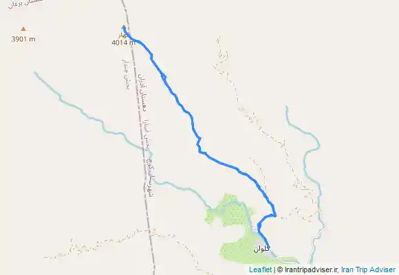 ترک جی پی اس قله کهار - Kahar Summit