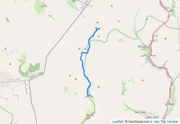 ترک جی پی اس قله پهنه حصار از واریج