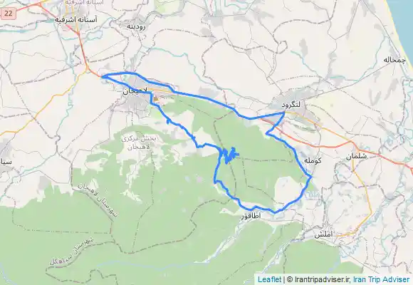 ترک جی پی اس لاهیجان به عطاء کوه