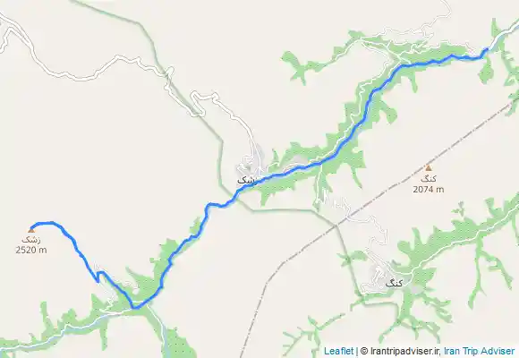 ترک جی پی اس قله زشک