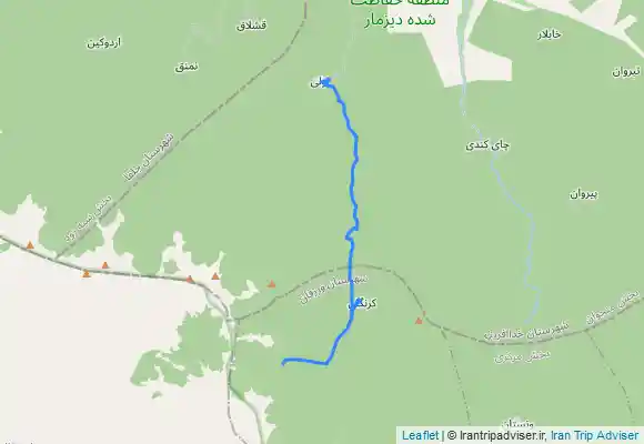 ترک جی پی اس Evli to Kerenkan (Arasbaran)