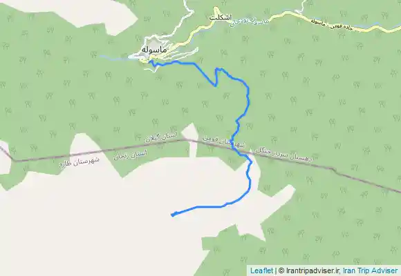 ترک جی پی اس کله قندی ازسمت جنگل ویال