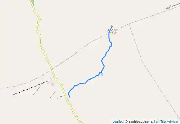 ترک جی پی اس قله برم فیروز