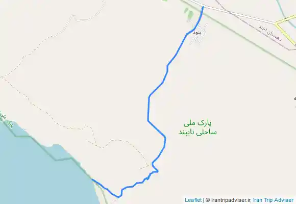 ترک جی پی اس جاده دسترسی به ساحل بنود