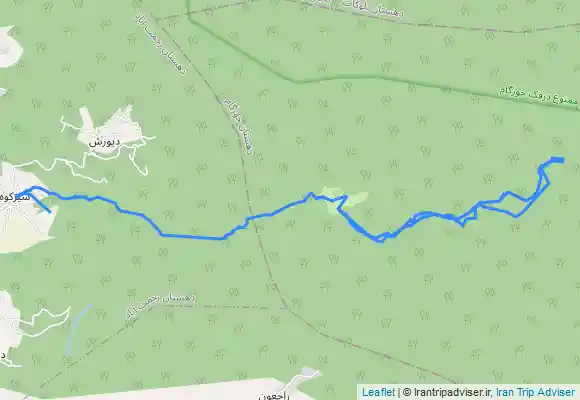 ترک جی پی اس درفک - از شیرکوه تا جیرونی
