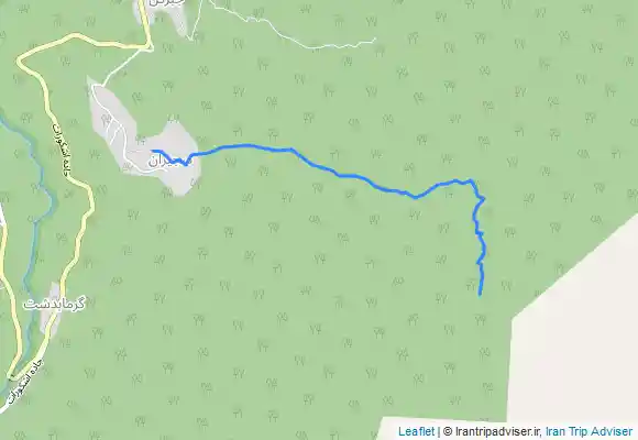 ترک جی پی اس چشمه سجیران به سجیران