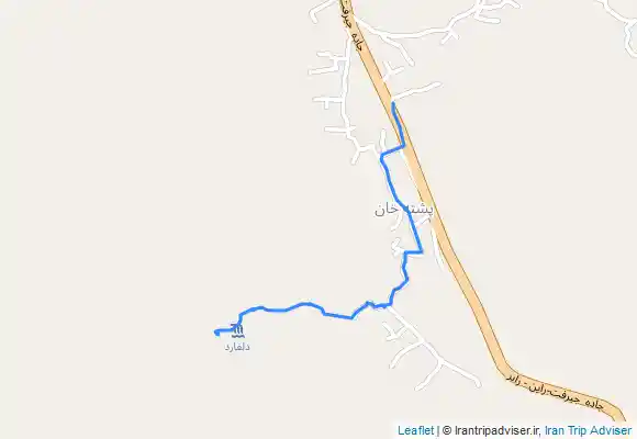 ترک جی پی اس آبشار دلفارد