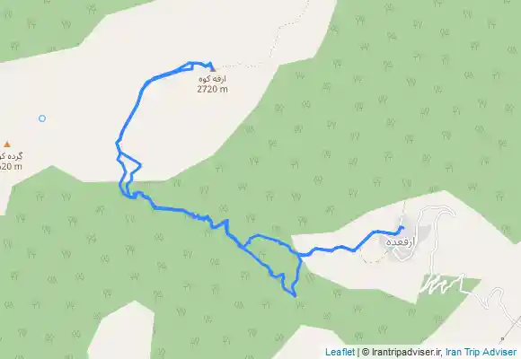 ترک جی پی اس SavadKuh(ArfaKuh)-سواد کوه(ارفع کوه)