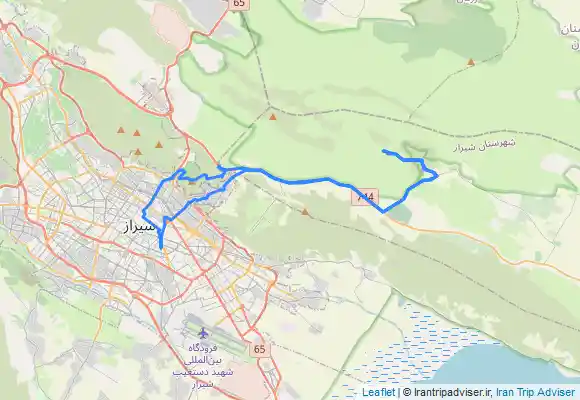 ترک جی پی اس Evening rideهتل شیراز- دروازه قرآن- چاه مرتاض‌علی- راه بردج- ورودی پارک ملی بمو- چشمه چاه‌کلک- چشمه رسولی 