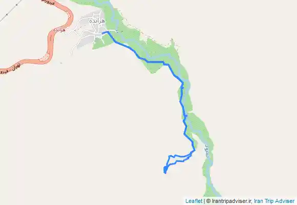 ترک جی پی اس روستای هرانده به غار بورنیک Harandeh to Burnik cave