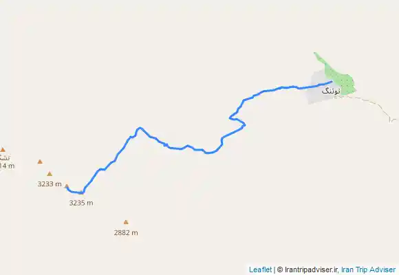 ترک جی پی اس قله تشگر بام استان هرمزگان