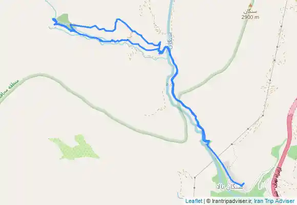 ترک جی پی اس Abshar Sangan - آبشار سنگان