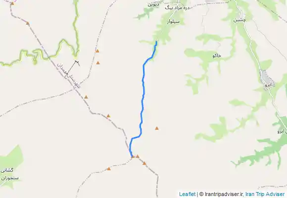 ترک جی پی اس زمستانه یک روزه به قله یخچال از دره مراد بیگ