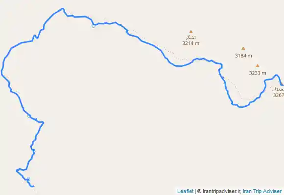 ترک جی پی اس قله تشگر کوه هماگ بندرعباس