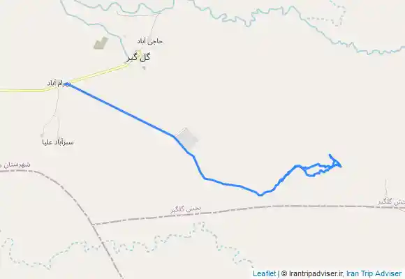 ترک جی پی اس آسماری از مسیر گل تروش