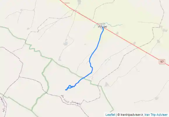 ترک جی پی اس قله بیدستان از اول جاده