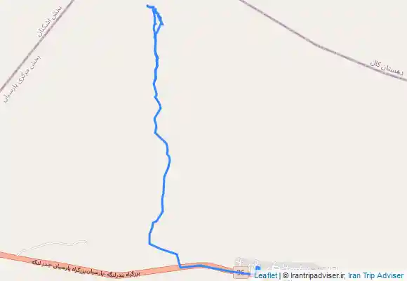 ترک جی پی اس مسیر پیمایش دره بوچیر تا روستا