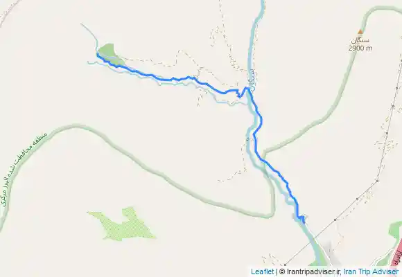 ترک جی پی اس مسیر رفت به آبشار سنگان بهمن 97