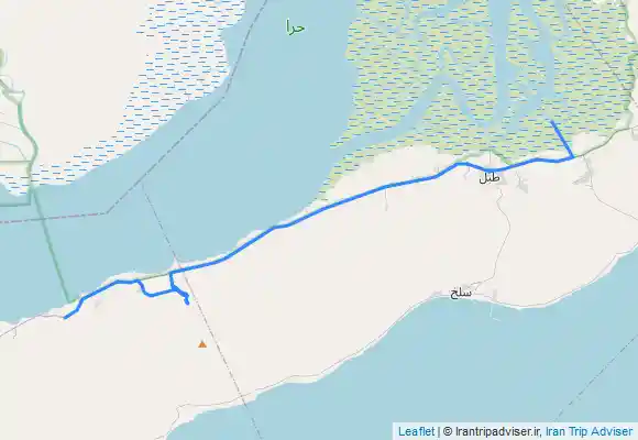 ترک جی پی اس بندر دولاب،تنگه چاه کوه ، اسکله سهیلی