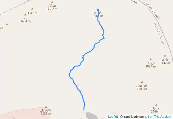 ترک جی پی اس قله شودالان