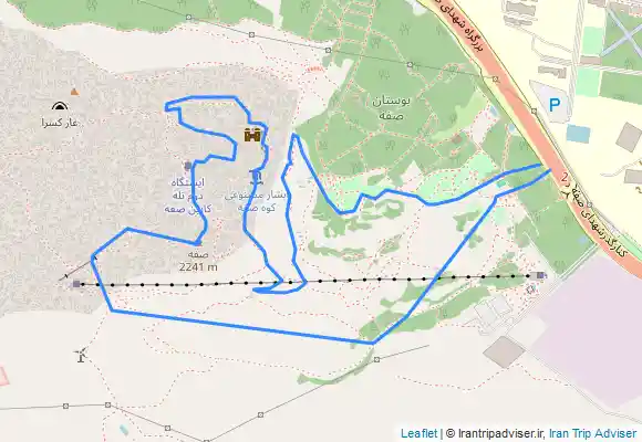 ترک جی پی اس صعود به قله صفه اصفهان ۱۳۹۷/۱۱/۲۶