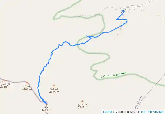 ترک جی پی اس دنا قله قاش مستان