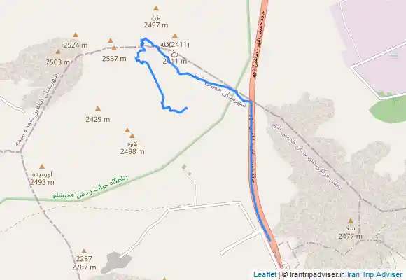 ترک جی پی اس لاوه به لادوزخ