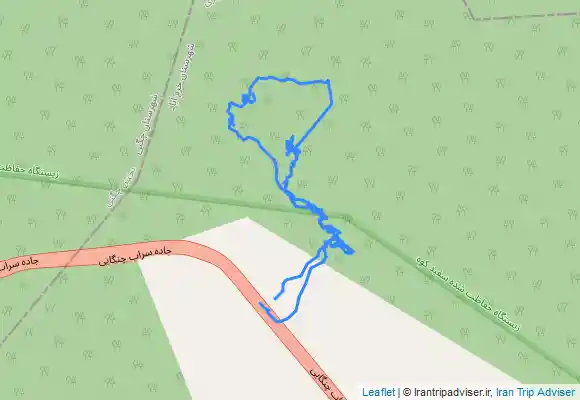 ترک جی پی اس مسیر سیار یافته کوه