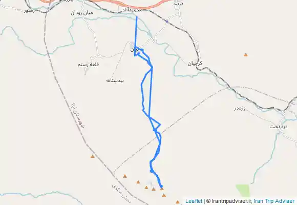 ترک جی پی اس قله سنبران استان لرستان