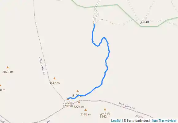 ترک جی پی اس Bozqush Summit قله بوزقوش