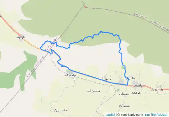 ترک جی پی اس مسیر دره رغز