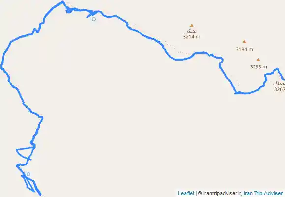 ترک جی پی اس قله تشگر - استان هرمزگان