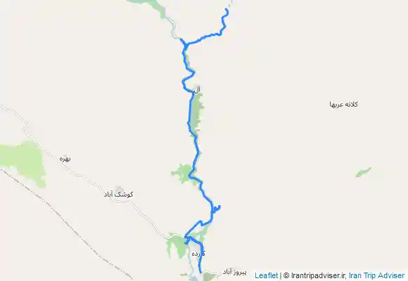 ترک جی پی اس سد کارده. غار ال. آبشار های فصلی