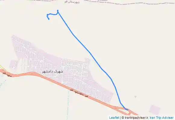 ترک جی پی اس گنبد نمک حعفریه یا قم