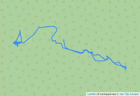 ترک جی پی اس تیغه بالای آبشار لاشو