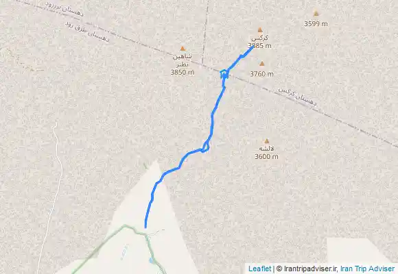 ترک جی پی اس karkas peak ( Winter climbing ) - کرکس - دومین صعود زمستانی