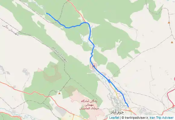 ترک جی پی اس مسیر برگشت از تنگه پیازه