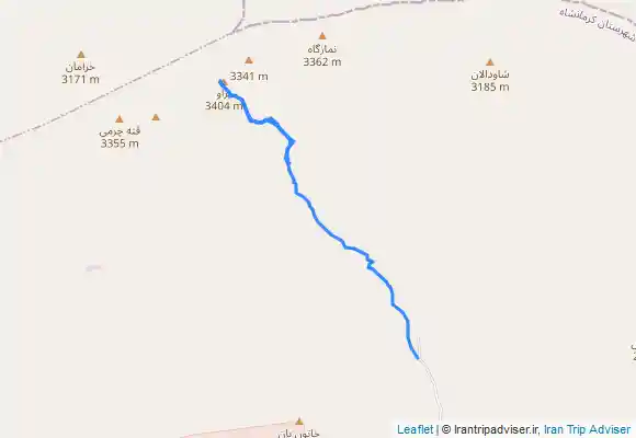 ترک جی پی اس قله پراو