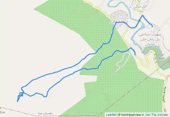 ترک جی پی اس Zaman-khan to Shiraz peak