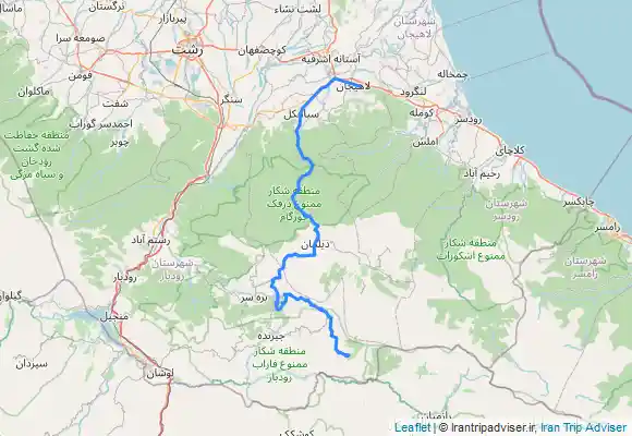 ترک جی پی اس Anbouh Damash Deylaman Siyahkal رکابزنی مسیر انبوه داماش دیلمان لاهیجان