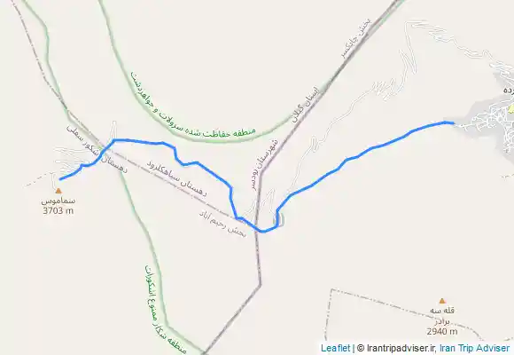 ترک جی پی اس سماموس از مسیر جواهرده،Somamoos