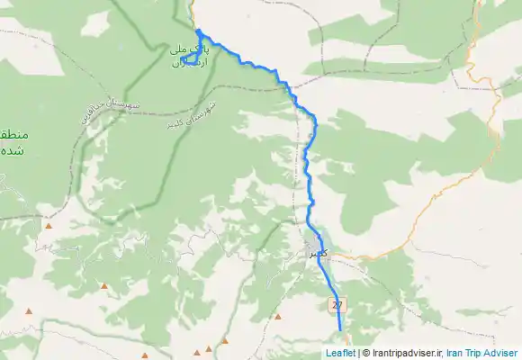 ترک جی پی اس forest tracking : Anza forest of kaleybar جنگلنوردی : جنگل آنزای کلیبر