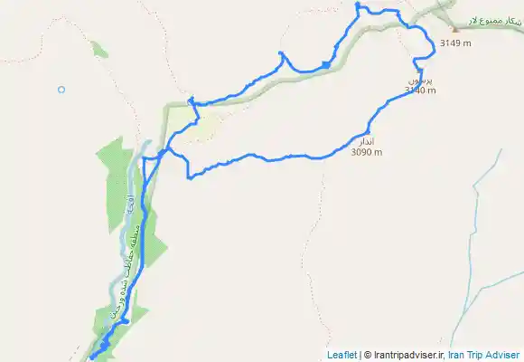 ترک جی پی اس صعود به قله های پرسون و اندار