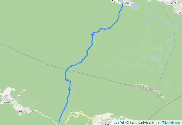 ترک جی پی اس ترخانلش ( بین و برکن به سد آویدر)