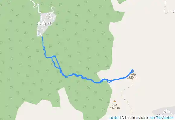 ترک جی پی اس قله امامزاده عباسعلی- کمر پشت